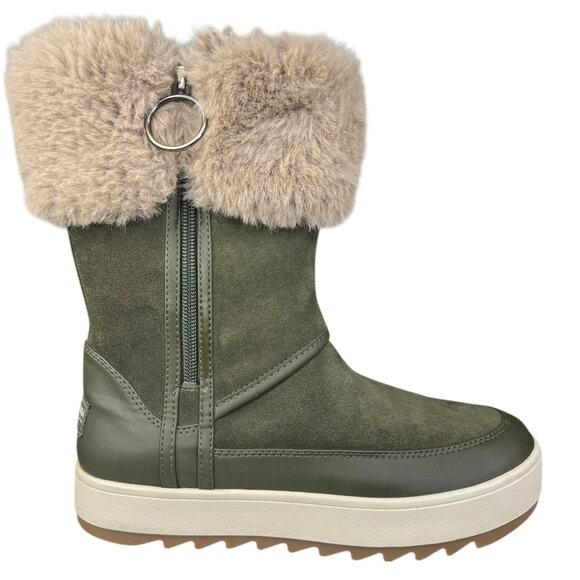 Koolaburra X UGG Women’s Tynlee Green Side Zip Winter Boot Size US 6 - Picture 1 of 10